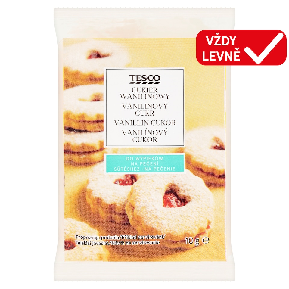 Tesco Vanilla Sugar 5 x 10g