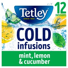 Tetley 12 Cold Infusions Mint Lemon & Cucumber 27G