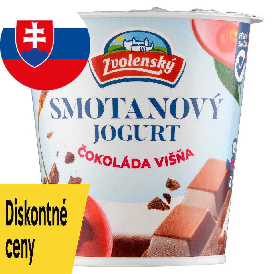 obrázok 1 z Zvolenský Smotanový jogurt čokoláda višňa 145 g