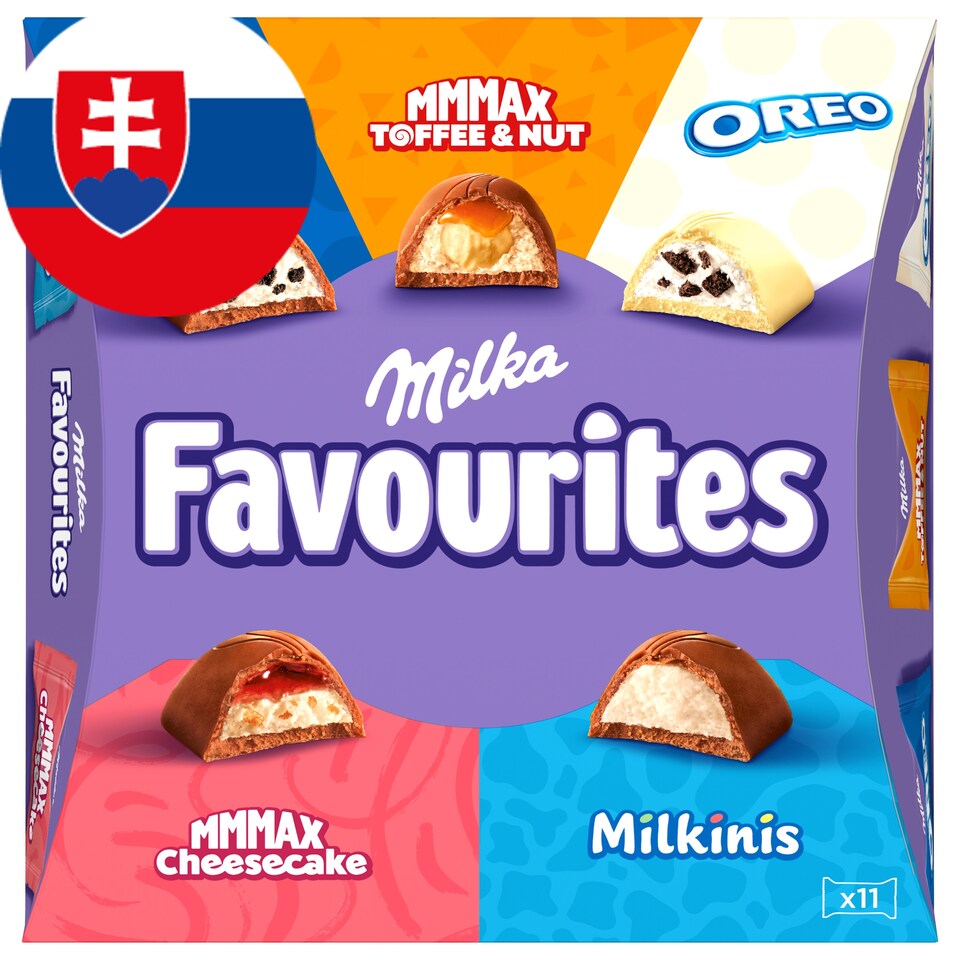 Milka Bonboniéra Favourites, mix praliniek 95 g