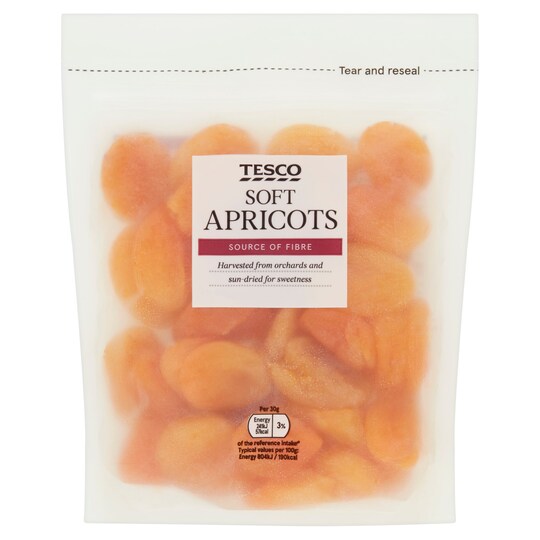 Tesco Ready To Eat Apricots 250G Tesco Groceries