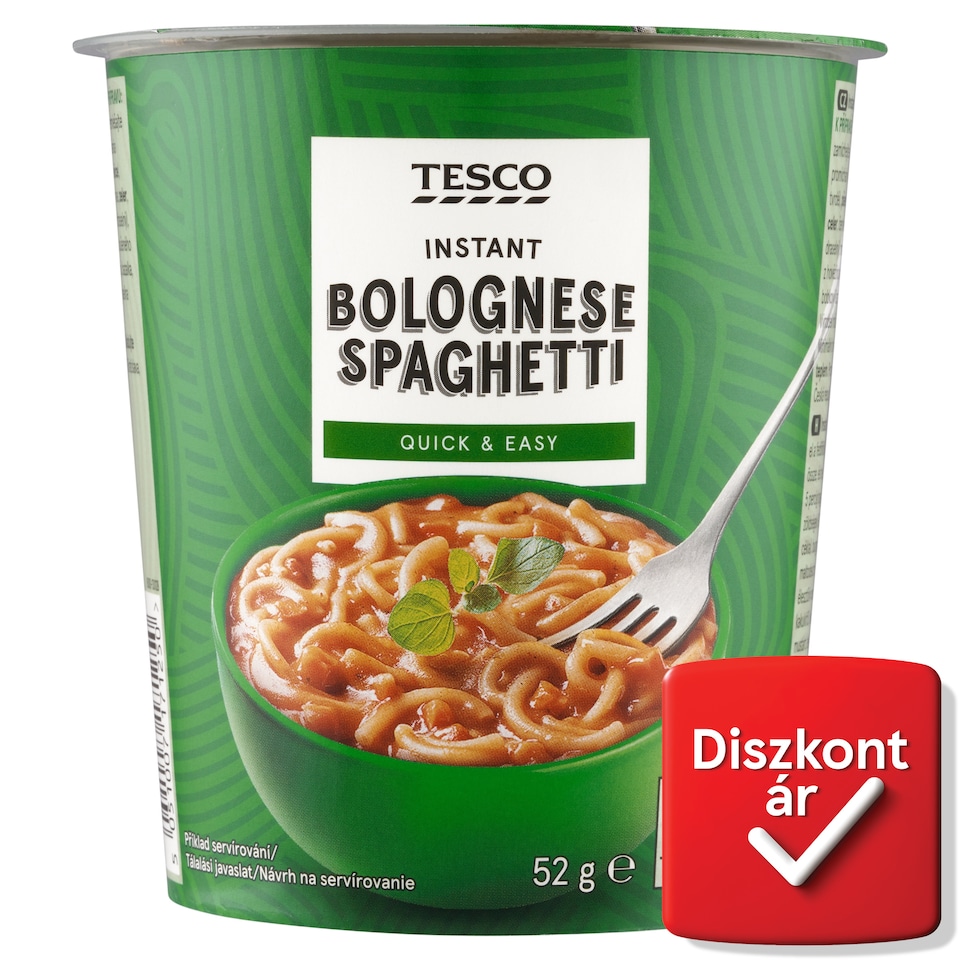 Tesco Instant Bolognese Spaghetti 52 g