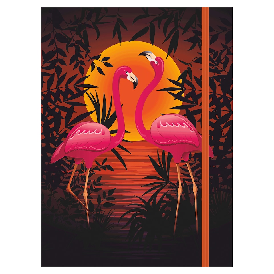 image 1 of Flamingo A4 3D Booklet Box