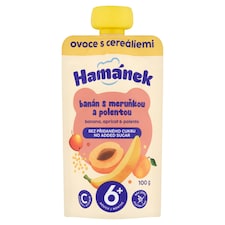 Hamánek Banana, Apricot & Polenta 100g