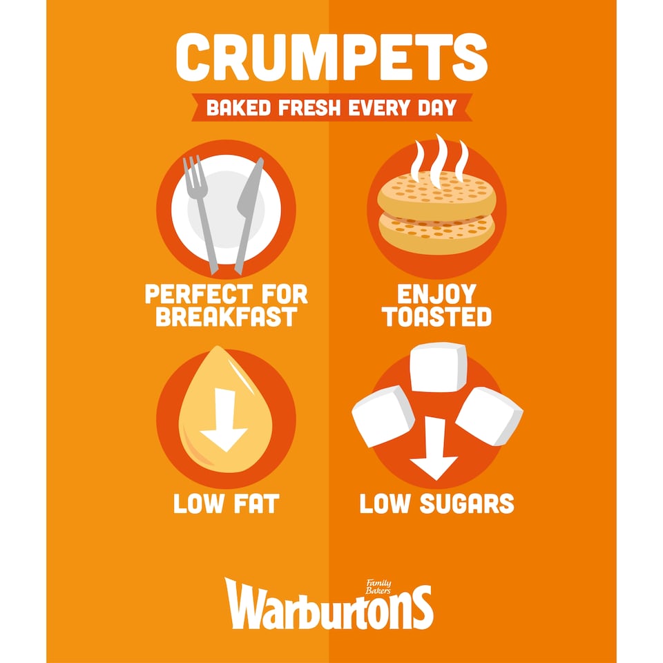 image 1 of Warburtons Crumpets 9 Pack