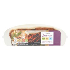 Tesco Free From Iced Fruit Slab Cake 400G