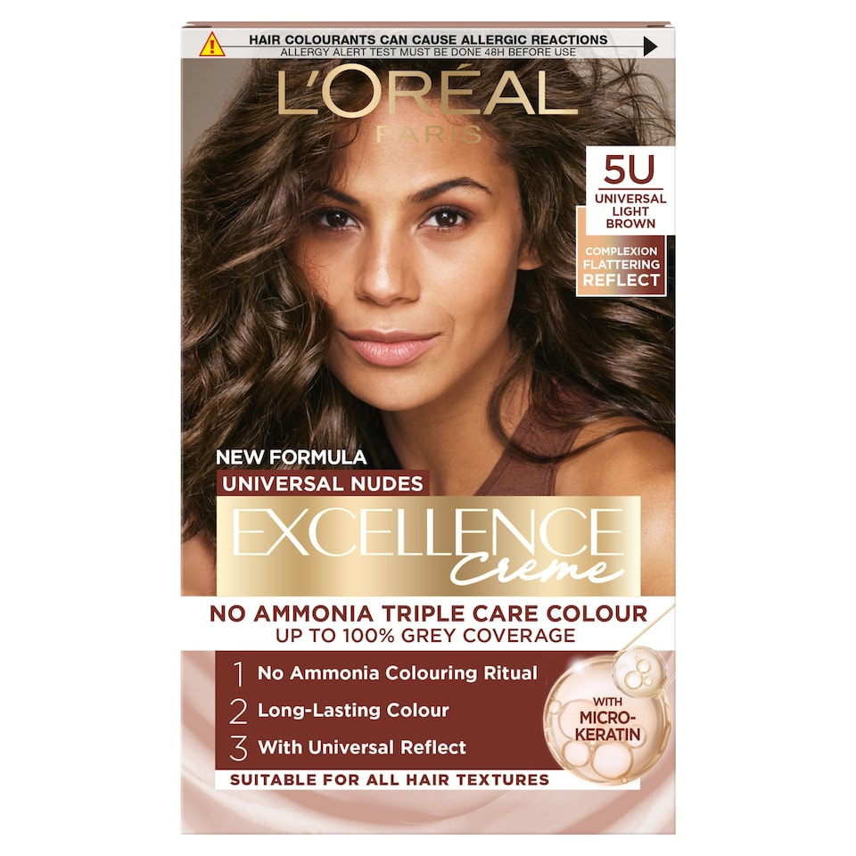 image 1 of L'Oreal Paris Excellence Universal Nudes 5U Light Brown Permanent Hair Dye