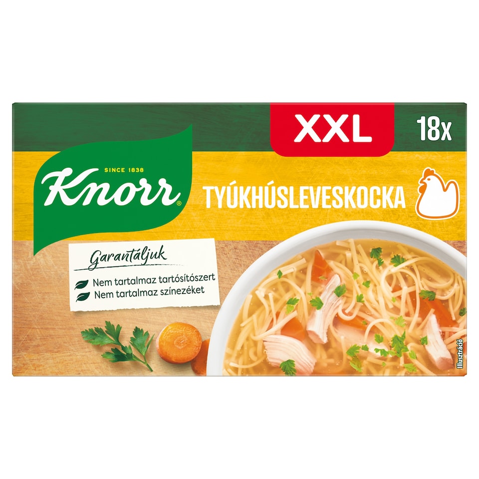 Knorr XXL Chicken Soup Cubes 18 x 10 g (180 g)