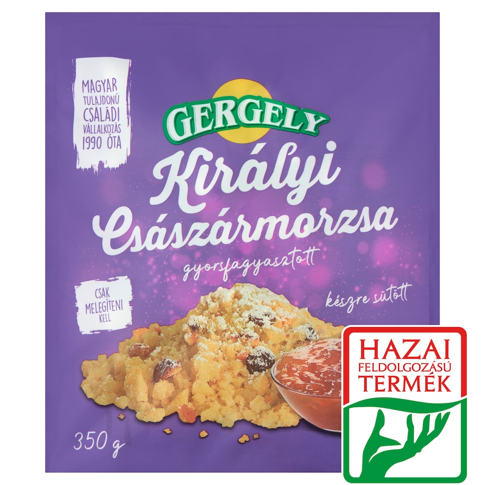 Gergely gyorsfagyasztott királyi császármorzsa 350 g