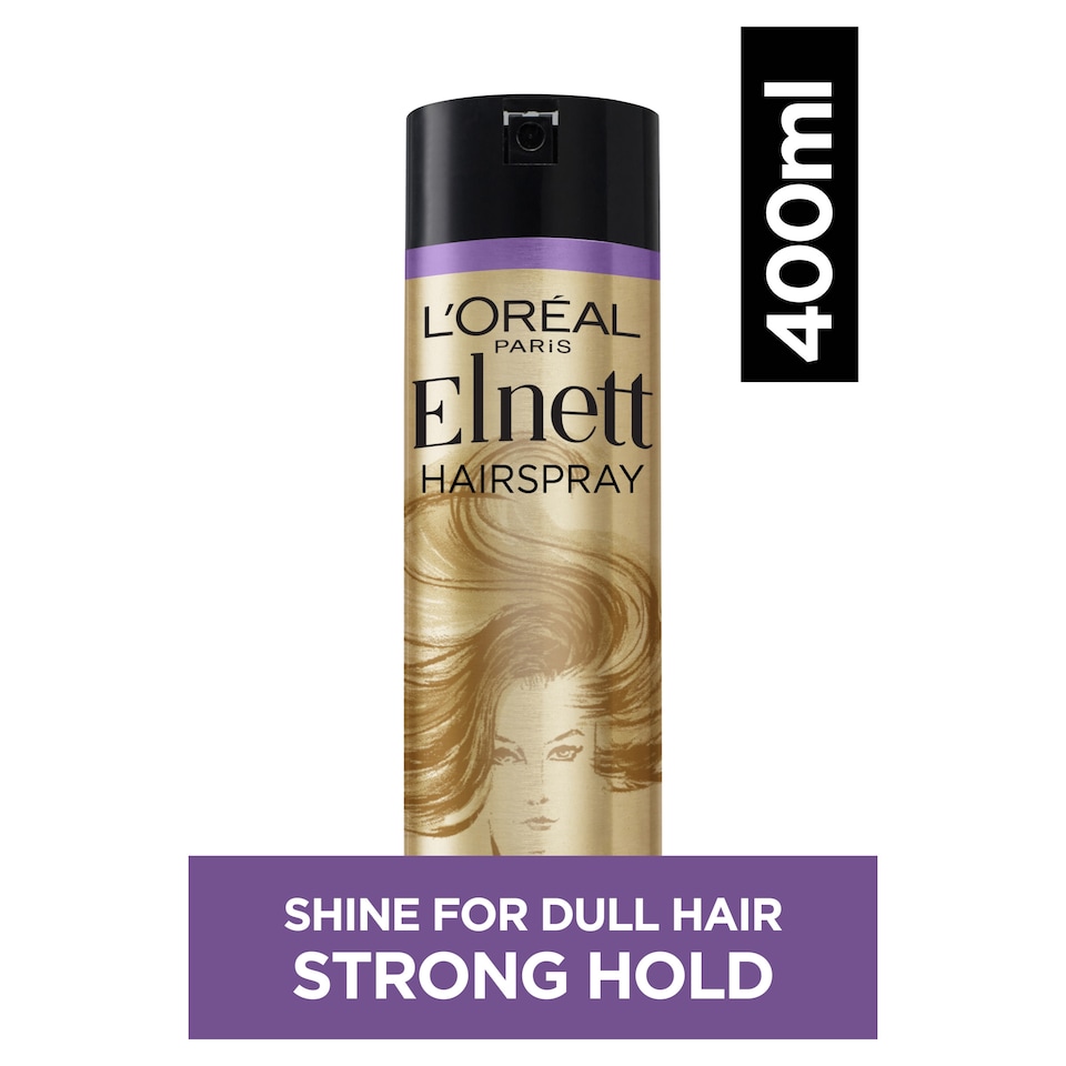 image 1 of L'Oreal Paris Elnett Shine Strong Hold 400ml
