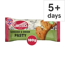 Ginsters Cheese & Onion Pasty 180G