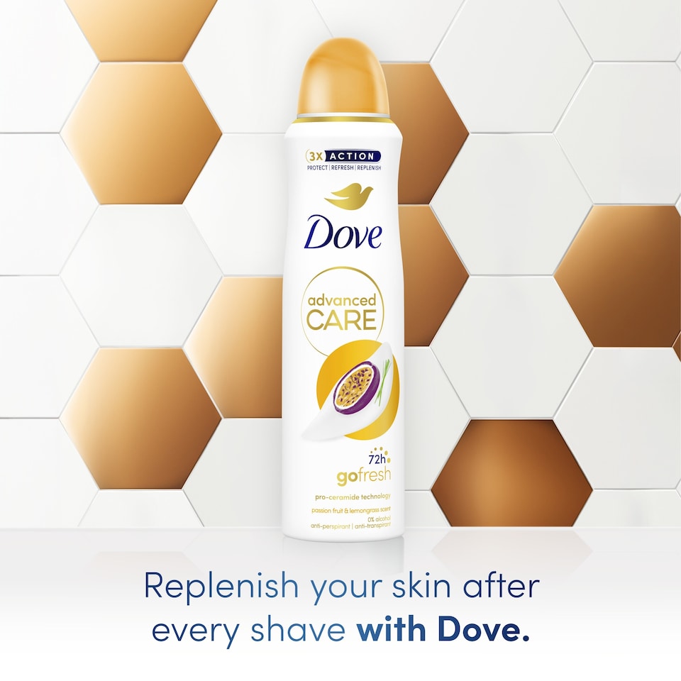 image 1 of Dove Women Go Fresh Passion Fruit 72h Advanced Care Antiperspirant Deodorant 200ml