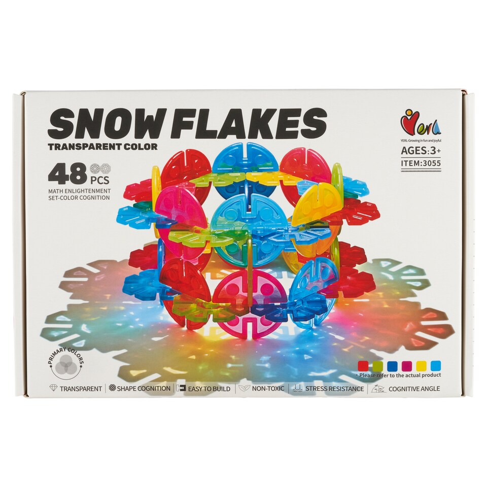 Snow Flakes műanyag építőjáték 48 db