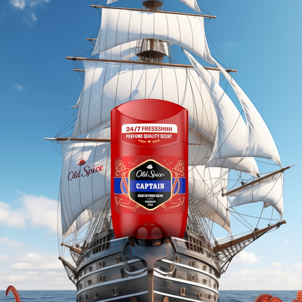 image 1 of Old Spice Captain Men's Deodorant Stick 50ml