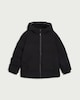 image 3 of F&F Boys Padded Hooded Jacket in Black