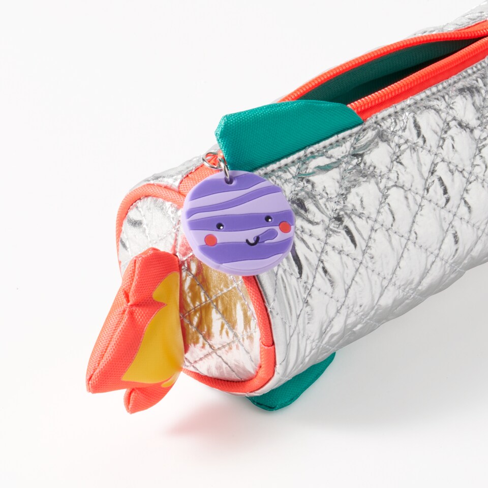 image 1 of Paperchase Happy Space Rocket Pencil Case