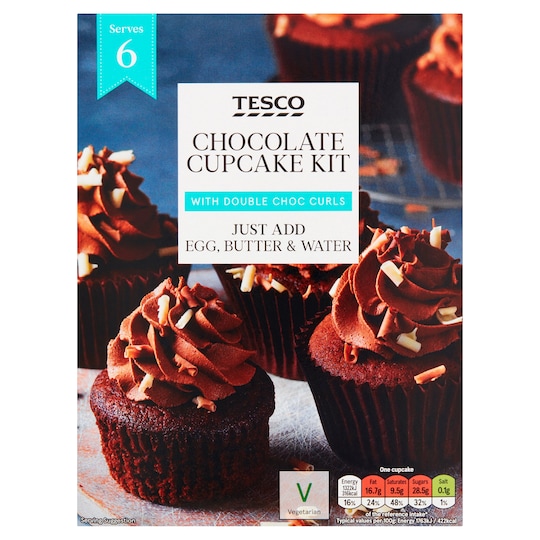 Tesco Chocolate Cupcake Kit 315G Tesco Groceries