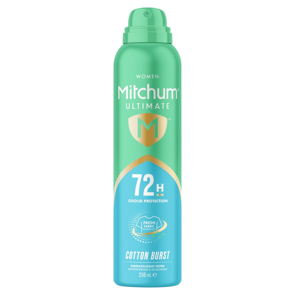 image 1 of Mitchum Ultimate 72H Cotton Burst Anti Perspirant & Deodorant 250ml