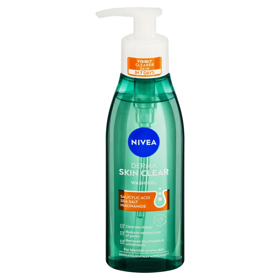 image 1 of Nivea Derma Skin Clear Wash Gel 150 ml