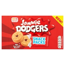 Jammie Dodgers Portion Pack Raspberry 280G