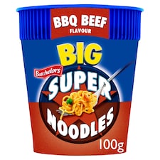 Batchelors Big Super Noodles Bbq Beef Flavoured 100G