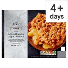 Tesco Finest British Bramley Apple Crumble 250g