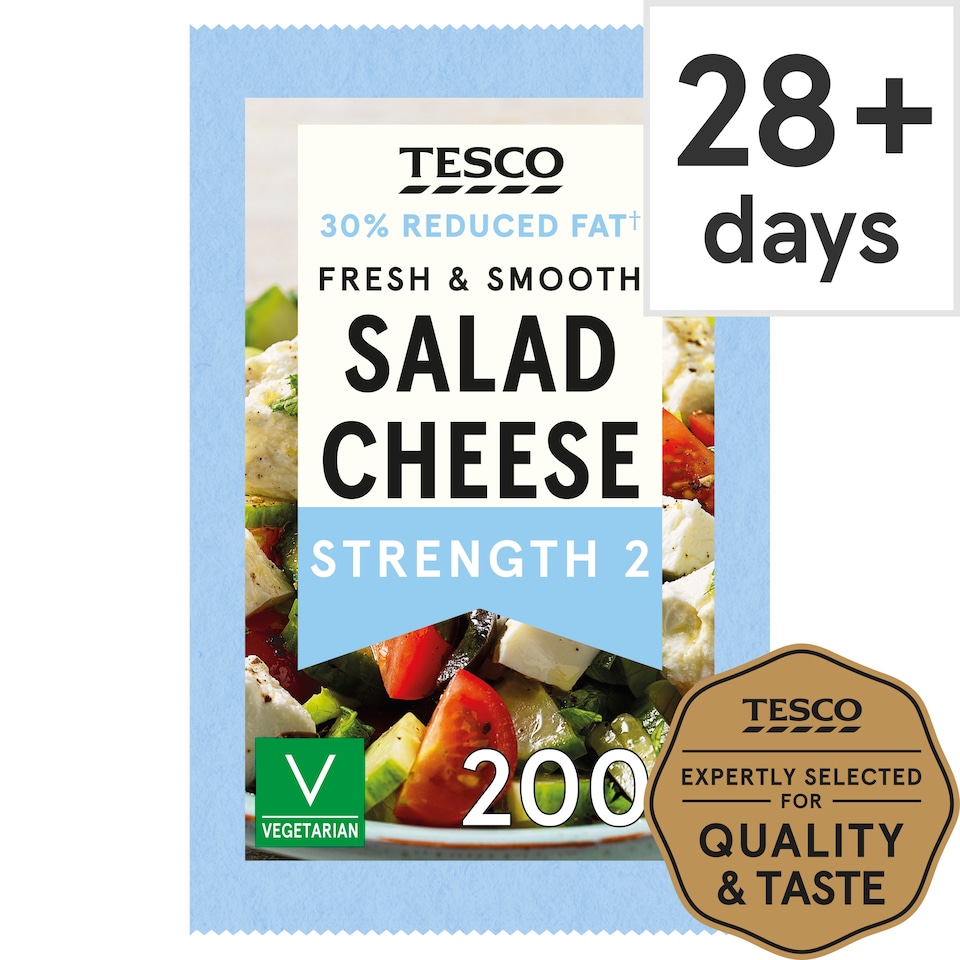 Tesco Reduced Fat Salad Cheese 200G