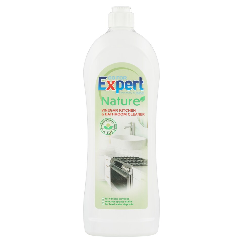 Go for Expert Nature Vinegar Kitchen & Bathroom Cleaner 900ml