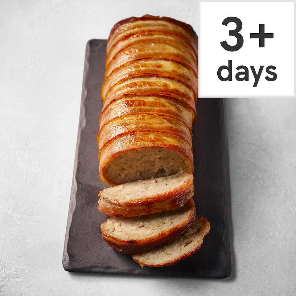 66. Tesco Finest Pork, Sage & Onion Stuffing Wrapped in Bacon 650g (Serves 6)