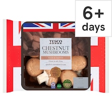 Tesco Family Pack Chestnut Vitamin D Mushrooms 485G