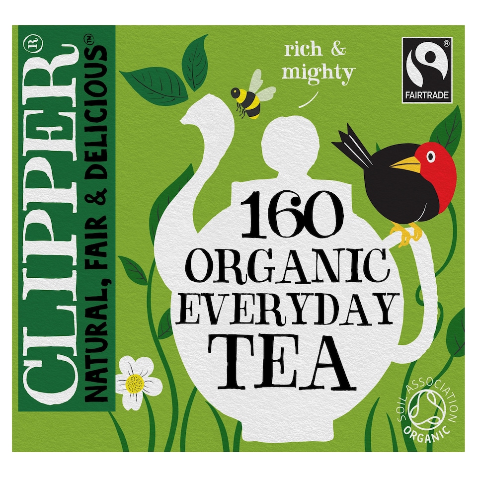 Clipper Organic Everyday 160 Tea Bags 464g