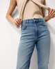 image 2 of F&F Mid Rise Bootcut Jeans in Blue