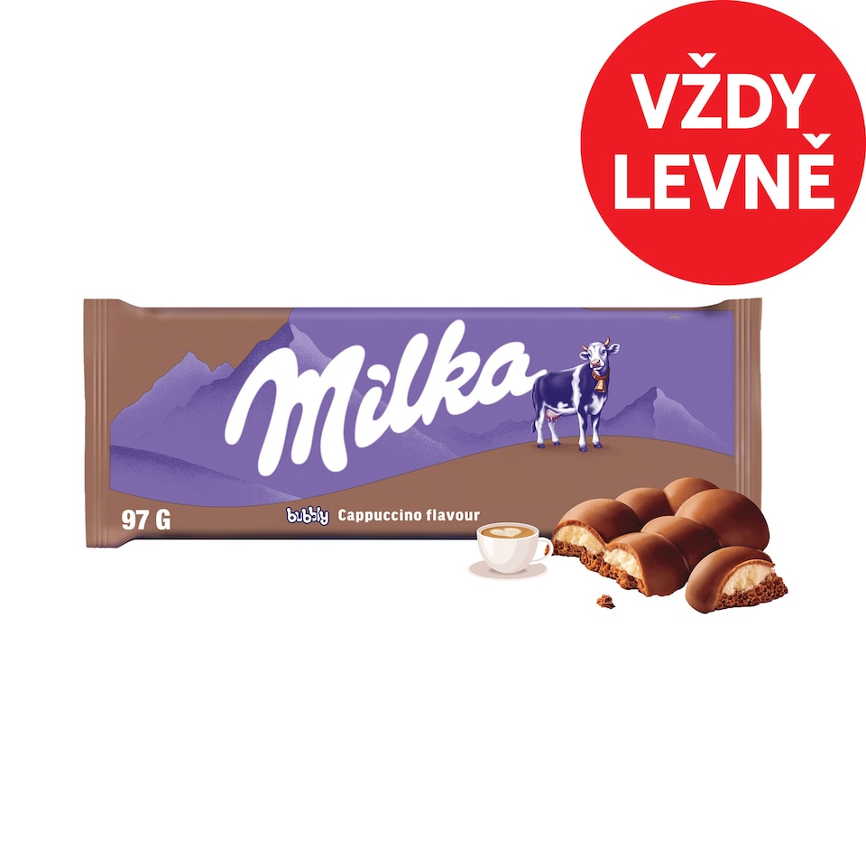 Milka Bubbly Cappuccino Flavour 97g