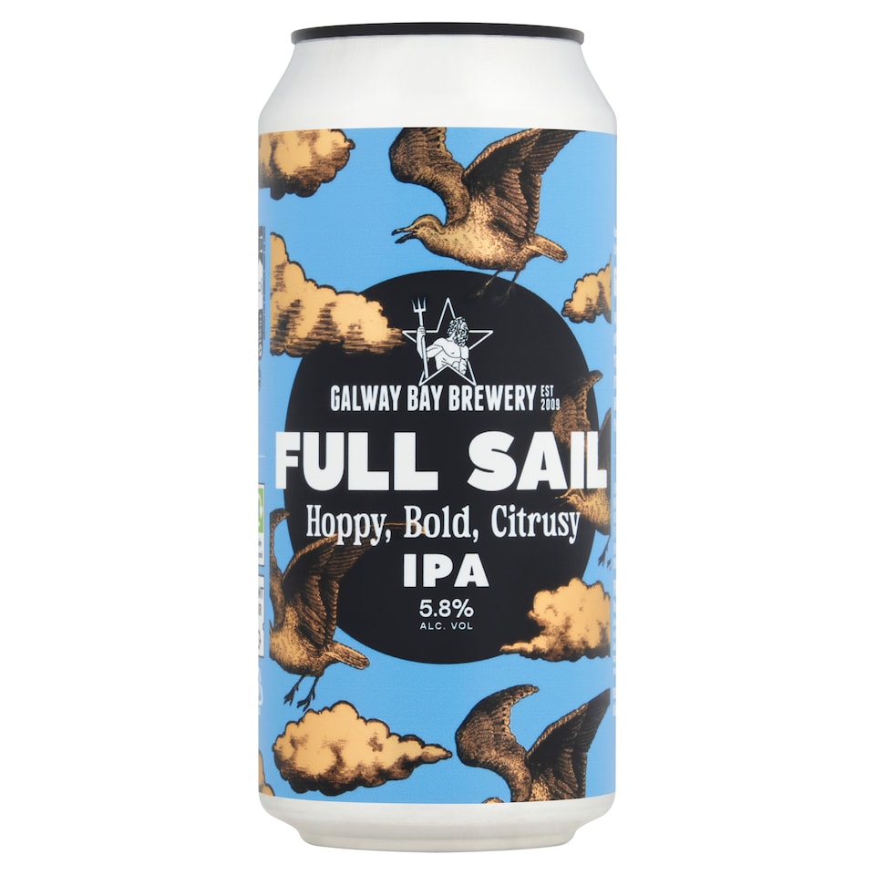 GALWAY BAY BREWERY FULL SAIL IPA 440ML 