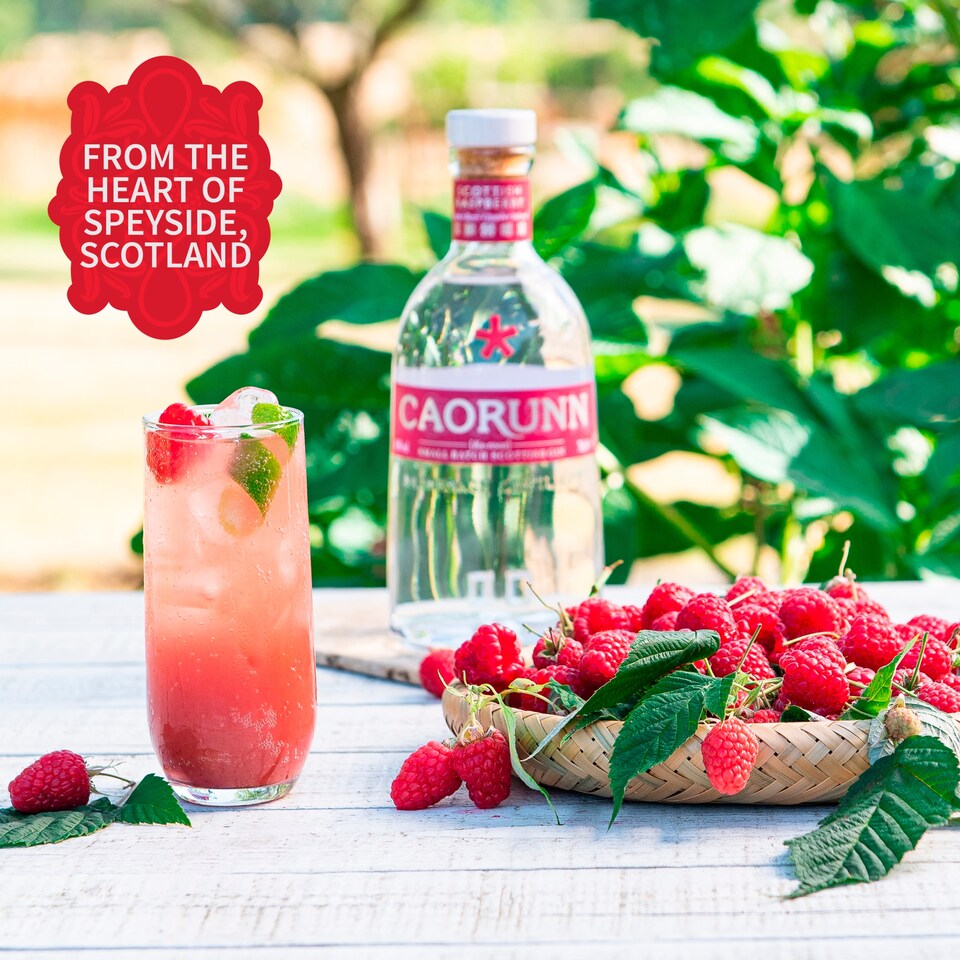 image 1 of Caorunn Scottish Raspberry Gin 70Cl
