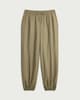 image 4 of F&F Linen Rich Balloon Trousers in Khaki