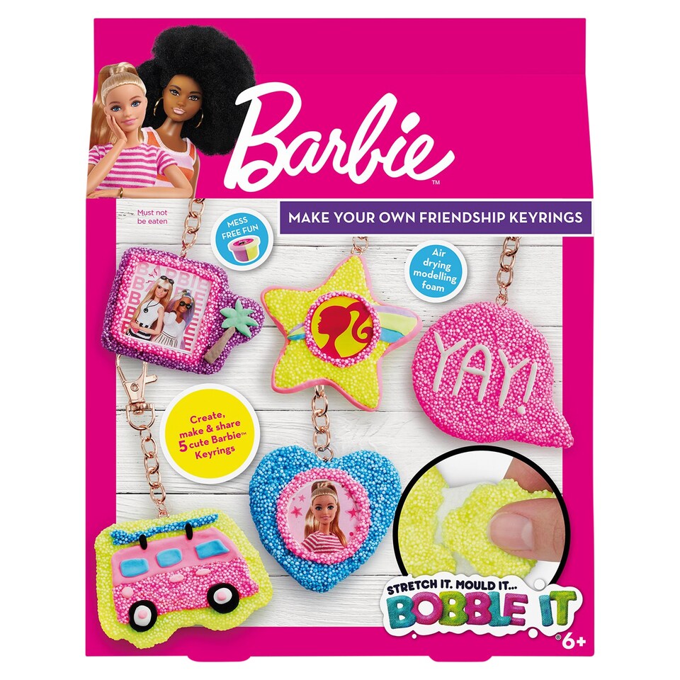 Obrázek 1 pro produkt Barbie Vyrob si vlastní klíčenky přátelství hra