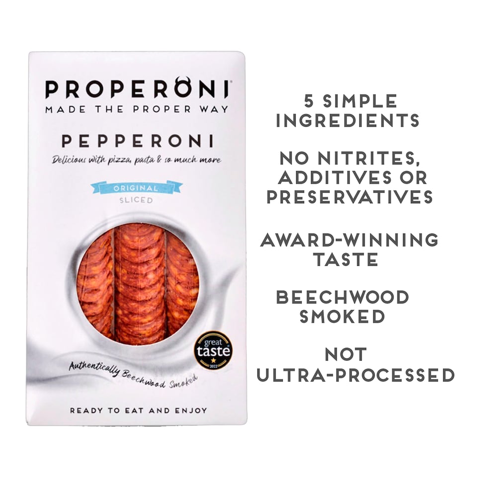 image 1 of Properoni Classic Sliced Pepperoni 80g