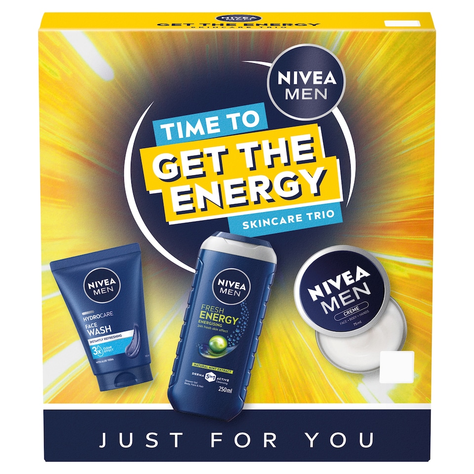 NIVEA MEN TIME TO GET ENERGY GIFT PACK