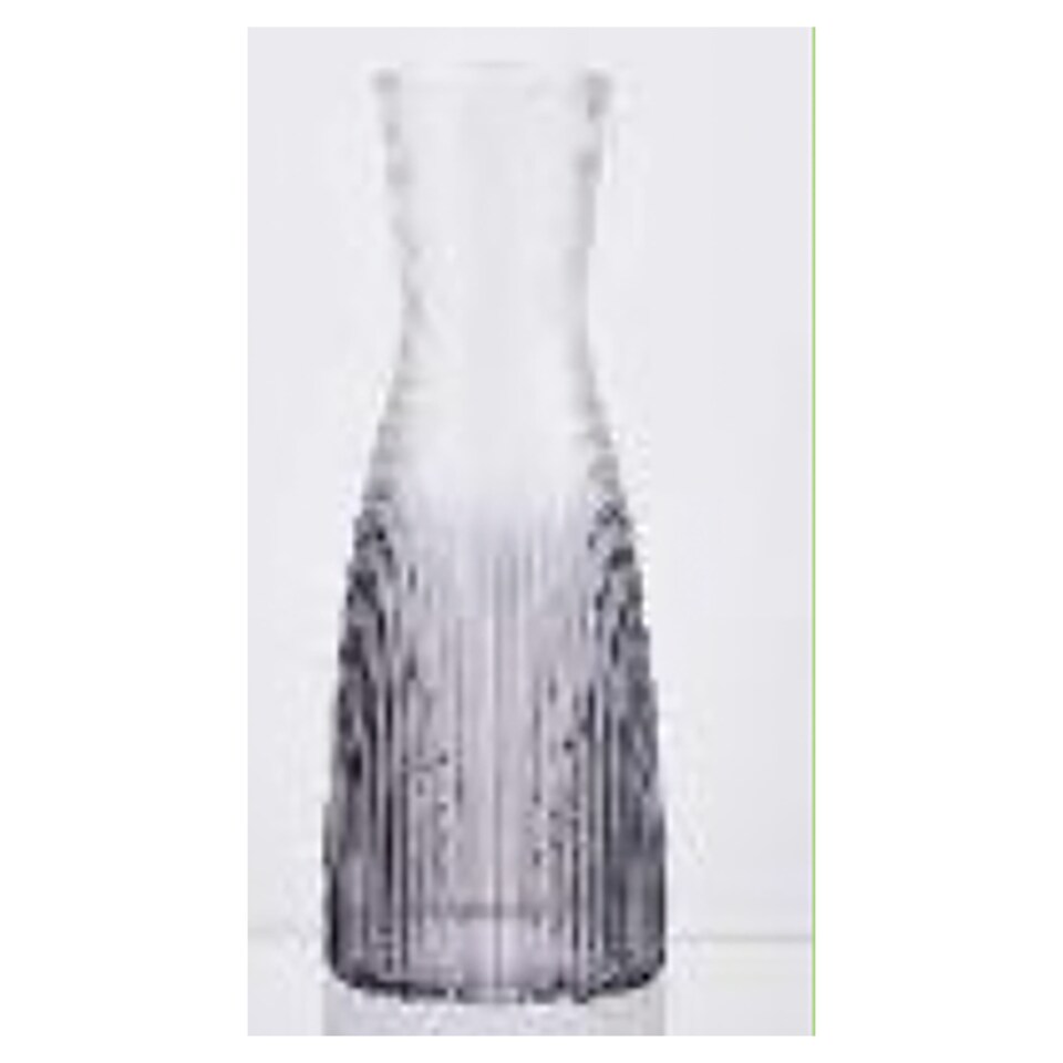 F&F Home Ribbed Smoke Ombre Carafe