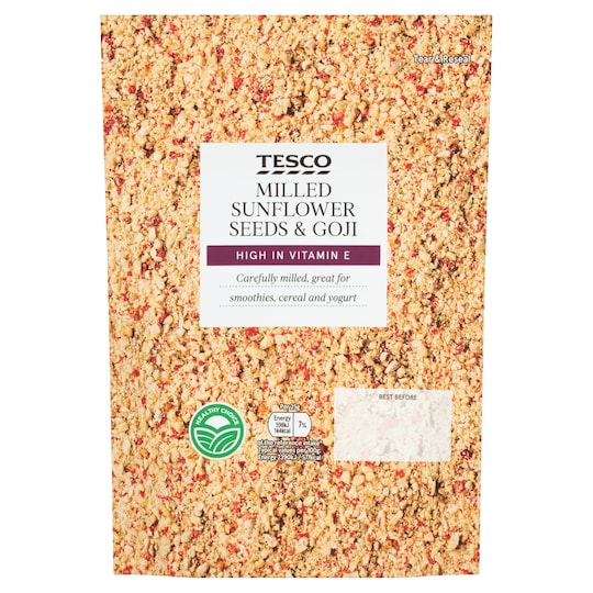 Tesco Milled Sunflower And Goji Seed Mix 175G Tesco Groceries
