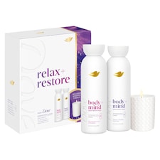 Dove Body+Mind Collection Gift Set with Candle 