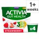 image 1 of Activia Strawberry Gut Health Yoghurt Multipack 4x115g