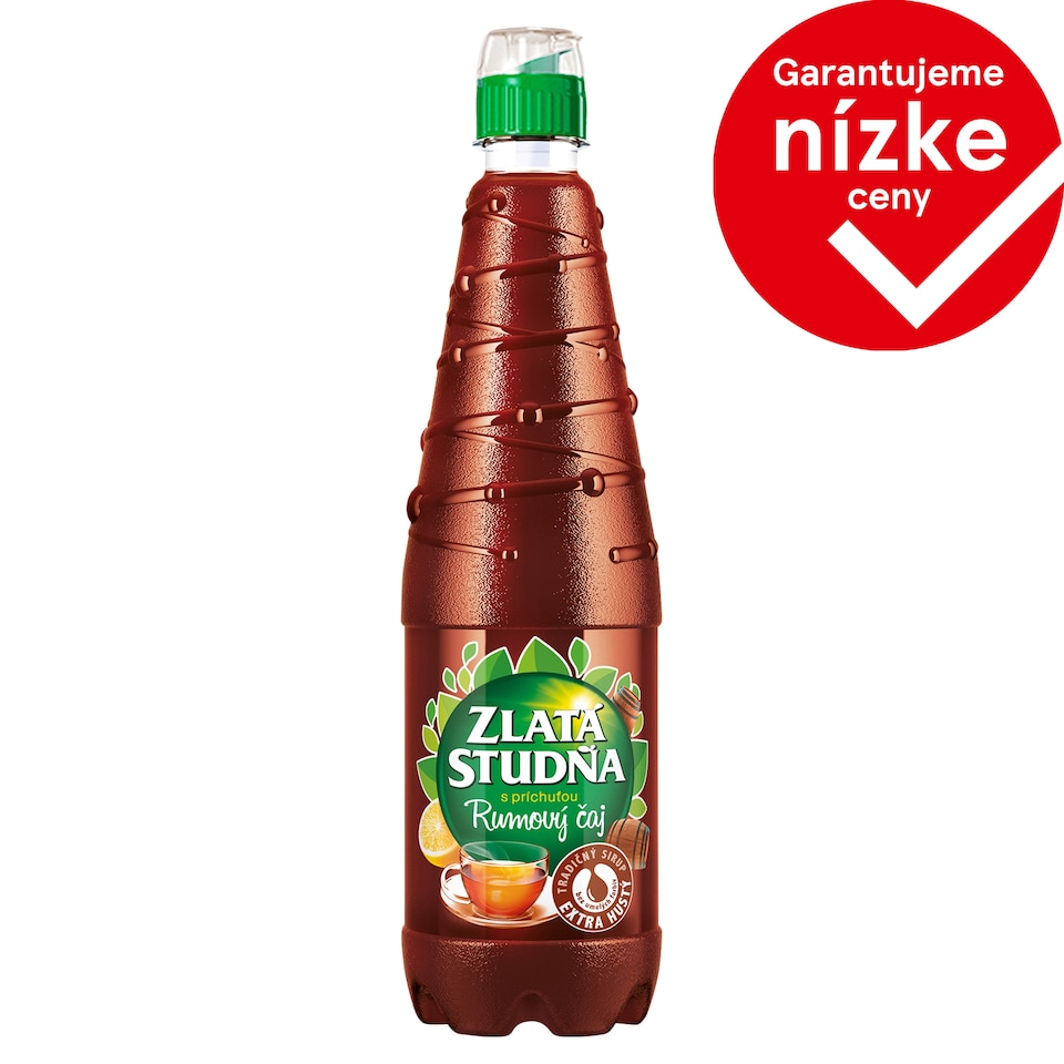 Zlatá Studňa Syrup with Rum Tea Flavour 0.7 L