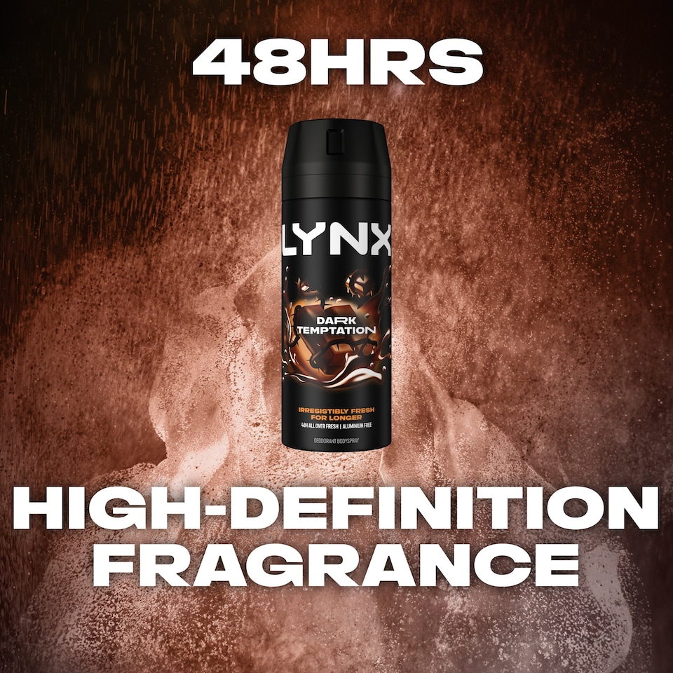 image 1 of Lynx Dark Temptation 48h Deodorant Bodyspray 150ml
