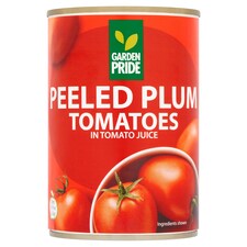 Garden Pride Peeled Plum Tomatoes 400G