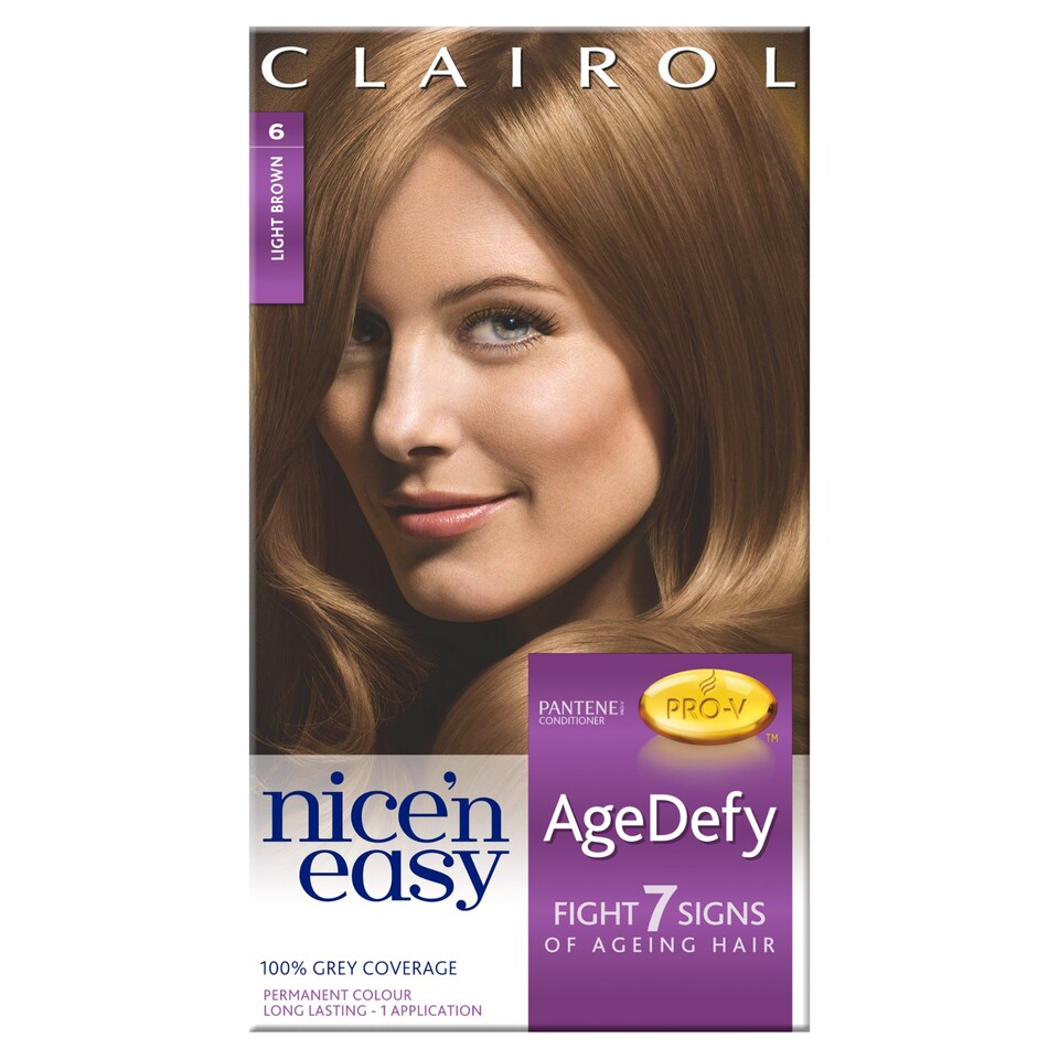 Nice'n Easy Age Defying Prmt Light Brown 6 H/Dye