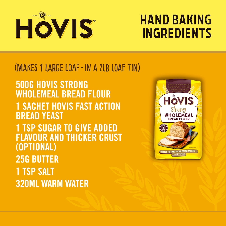 image 1 of Hovis Strong Wholemeal Bread Flour 1kg