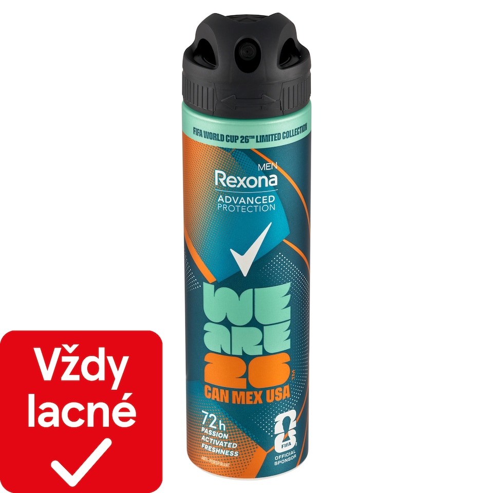 obrázok 1 z Rexona Men Advanced Protection FIFA 2026 Limitovaná edícia Sprej 150 ml