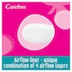 image 4 of Carefree Cotton Panty Liners Unscented 56 Pack